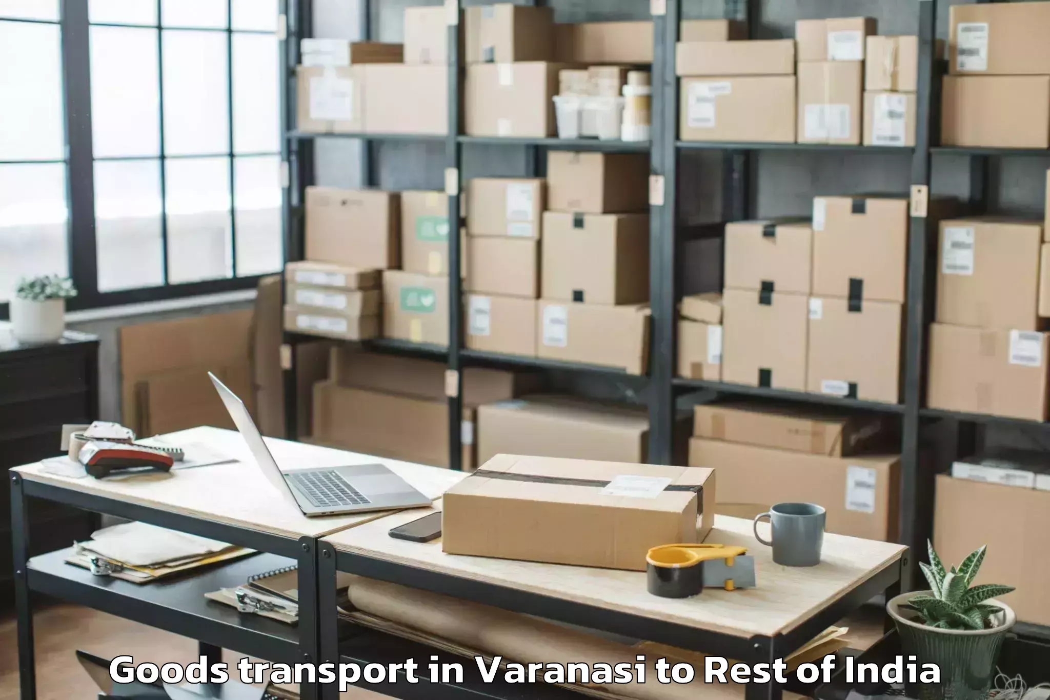 Comprehensive Varanasi to Leh Airport Ixl Goods Transport